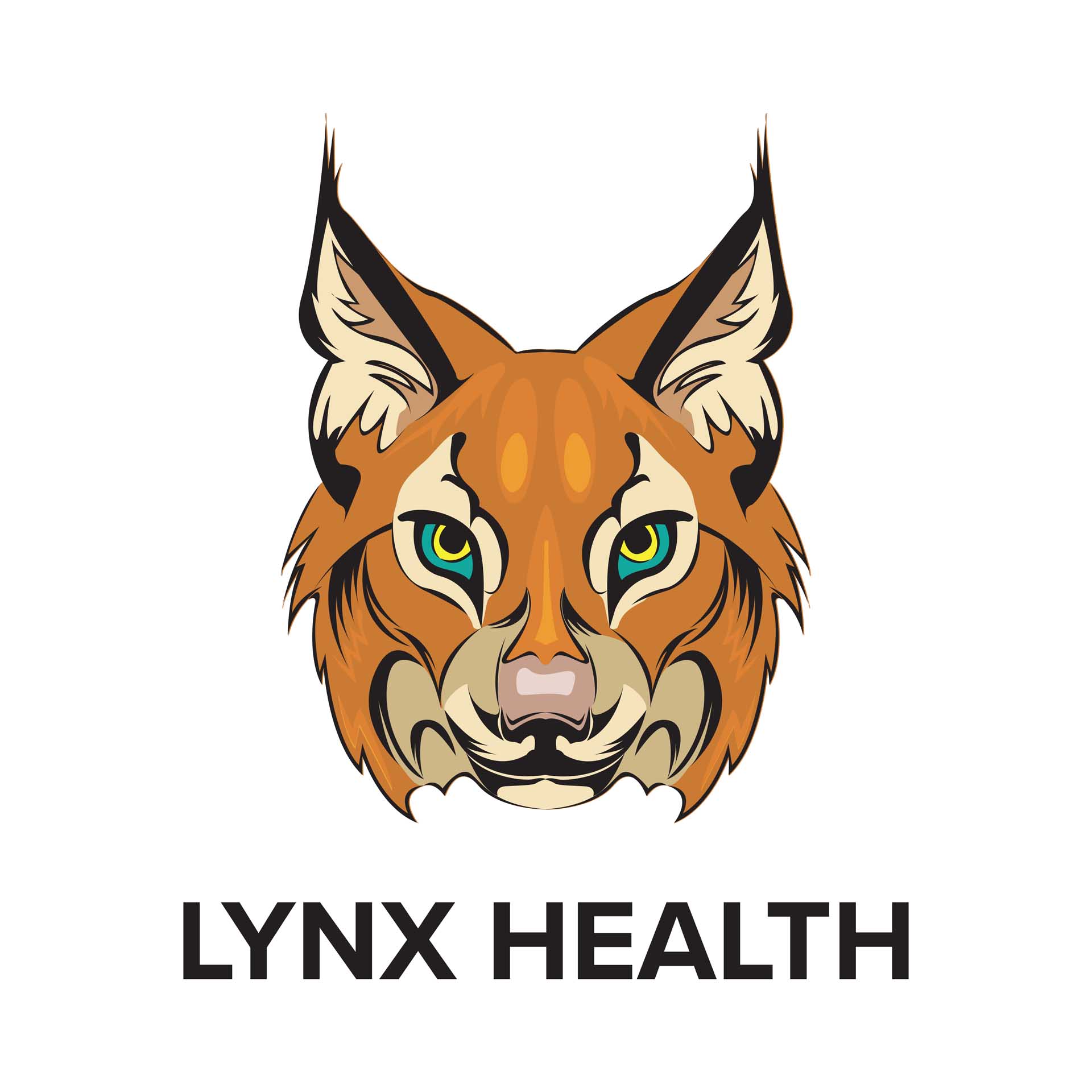 illustration of a lynx' head